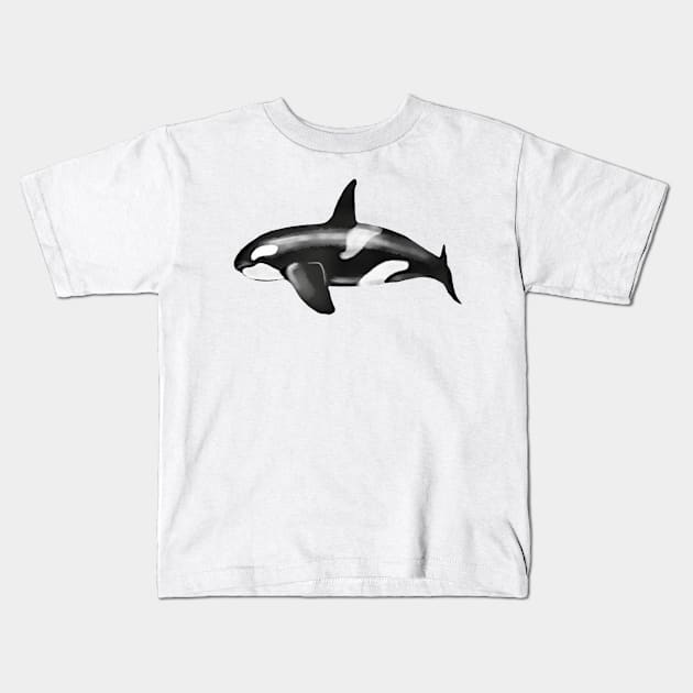 Whale Kids T-Shirt by melissamiddle